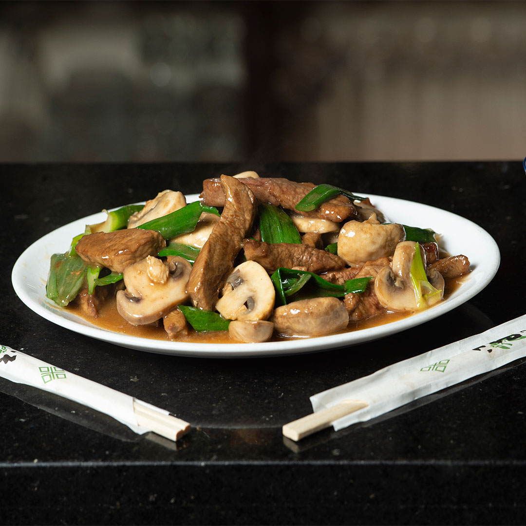 Filete Con Champiñones